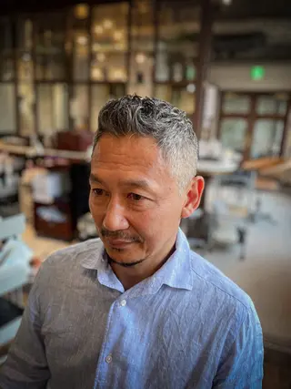 メンズ THE MAN　Leverage New York所属・花形 知希のヘアスタイル