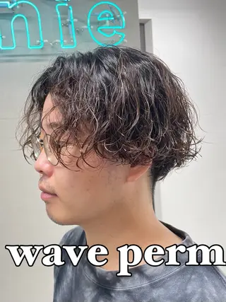 ミディアム メンズ パーマ特化 龍雅💈のヘアスタイル