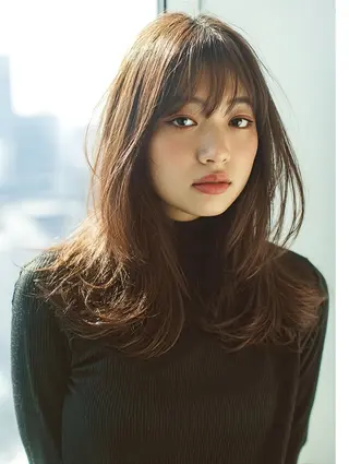 セミロング 生艶髪＆レイヤー🔔 渋谷お薦めNo.1✨のヘアスタイル