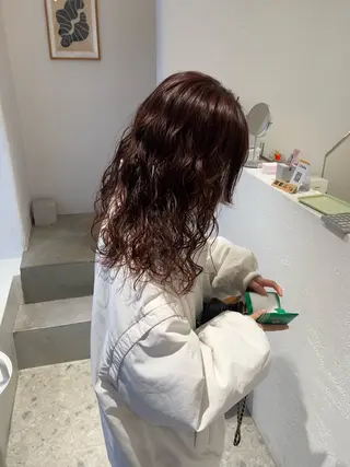 ミディアム iwami rena /Nary河原町のヘアスタイル