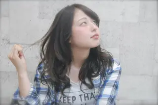 ミディアム カラー インナーカラー/天神 ブリーチ/吉田のヘアスタイル