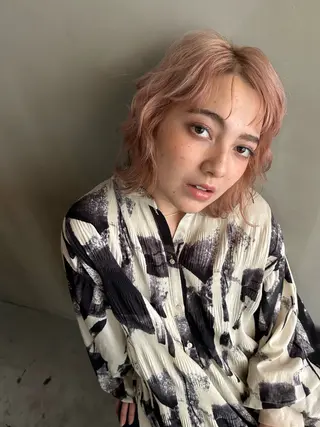 ショート カラー ショート/ボブ専門 宮脇美奈/南船場のヘアスタイル