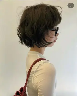 ショート カラー ノボリ モネ / Lomaliaのヘアスタイル