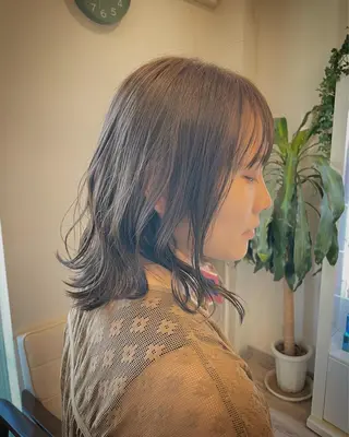 ミディアム カラー Avis Hair Works所属・野田 歩のヘアスタイル