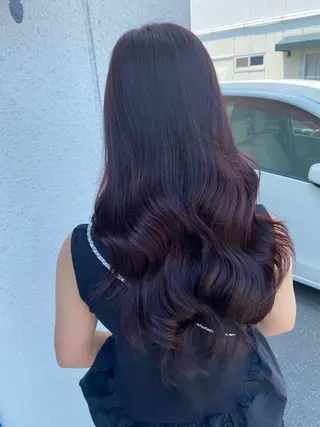 ロング カラー setup りこのヘアスタイル