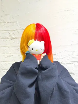 ミディアム カラー uros.所属・🩵aiko / モデル募集中️🩵のヘアスタイル