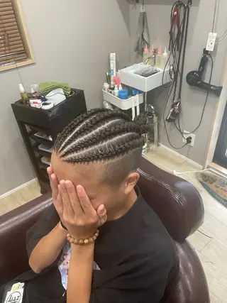 ヘアアレンジ メンズ Hair room Leaのヘアスタイル