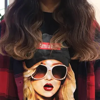 ロング カラー Share  Salon  Reco【GARDEN】所属・末石 智のヘアスタイル