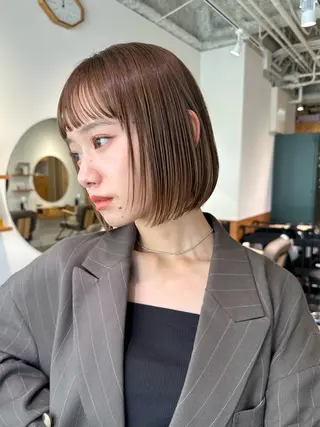 ショート sea by luvismけやき通り2号店所属・ボブ/ショート/ 縮毛矯正/岸本恭明のヘアスタイル