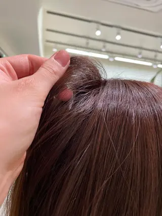 ロング カラー ボブ/インナーカラー /眉毛/Miyuのヘアスタイル