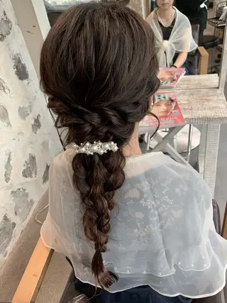 ロング カラー ヘアアレンジ AUBE hair ales福岡平尾店所属・塚本 昂のヘアスタイル