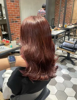 セミロング レイヤーカット/髪質 改善/Hayatoのヘアスタイル