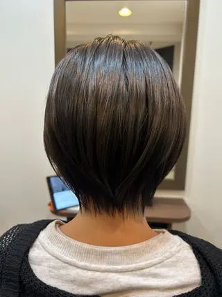 ショート 北山 美穂のヘアスタイル