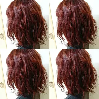 ミディアム カラー 透明感ハイライト◎ 伊藤夏海のヘアスタイル