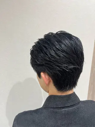 メンズ Ken 縮毛矯正/韓国風ヘアのヘアスタイル