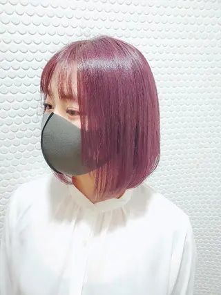 ミディアム カラー brut所属・SaKai Nozomiのヘアスタイル