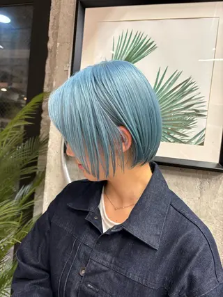 ショート カラー KAEDE🌺Wカ ラー/ホワイトカラーのヘアスタイル