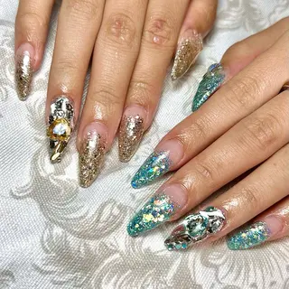 ロング ネイル KAONAIL昭島店 【伊藤】のネイルデザイン