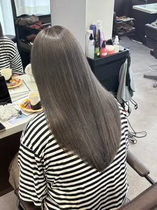 ロング カラー 韓国×髪質改善カラー 💎hinaのヘアスタイル