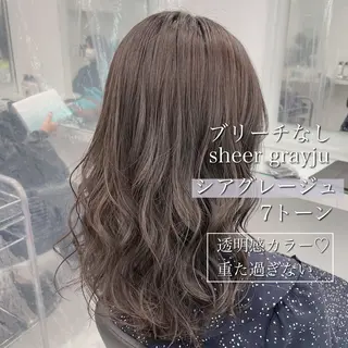 ロング メンズ 艶感ミルクティー🤍 色落ち綺麗🤍ともやのヘアスタイル