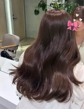 ロング カラー 川口 琴音のヘアスタイル