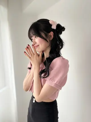 ヘアアレンジ 新宿/韓国ヘア 中明度カラー/かやのヘアスタイル