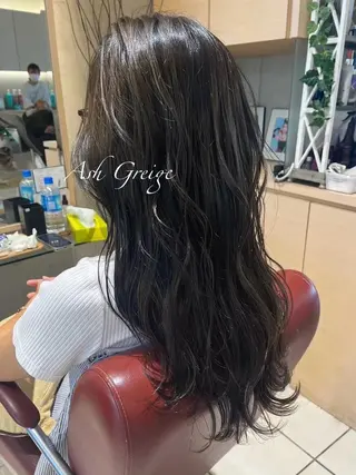 ロング カラー 🖤🎀韓国カラー ゆう🎀🖤のヘアスタイル