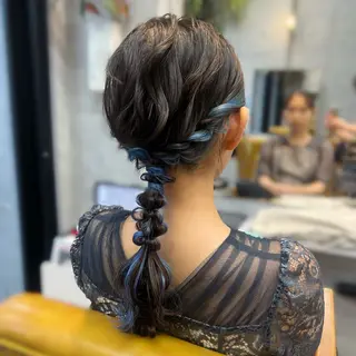 ヘアアレンジ カコ/レイヤーカット ヘアアレンジのヘアスタイル