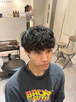 パーマ メンズ BondStory所属・村山真優/Bond storyのヘアスタイル