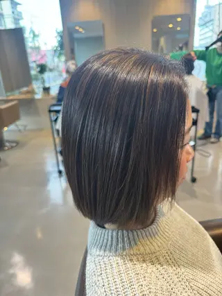 ミディアム 藤本 麗未のヘアスタイル