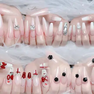 ネイル MoMoA Nail ネイル長さ出し専門店のネイルデザイン