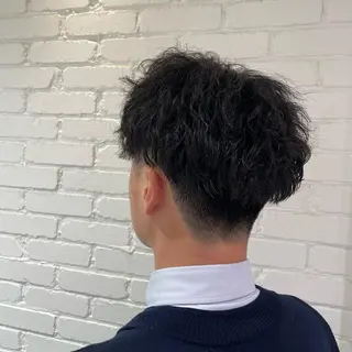 ショート パーマ メンズ 小柳 歩美のヘアスタイル