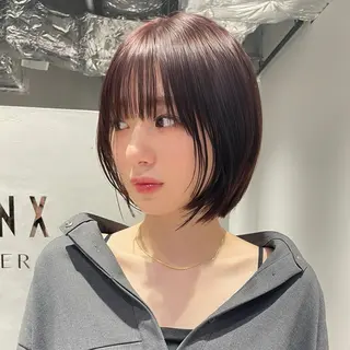 ショート MINX over所属・🍒暖色カラー•東京 小玉姫那🍒のヘアスタイル