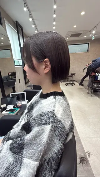 ショート 森本峻介 ボブ/透明感カラーのヘアスタイル