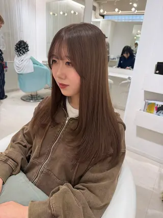 セミロング カラー ParveMix 🩶🫧入江 香名のヘアスタイル