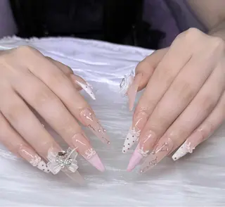 ネイル Lee Nails チップ長さだし専門店のネイルデザイン