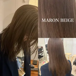 カラー 🩵透明感カラー/ 暗髪/YUNA🩵のヘアスタイル