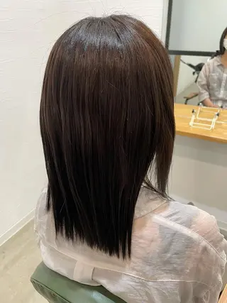 ミディアム 髪質改善 個室美容室 calm 新田 美容院【カルム】所属・【カルム】 スズキのヘアスタイル
