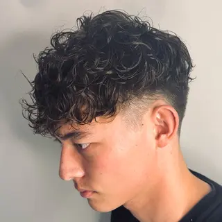 パーマ メンズ 新潟メンズパーマ⚽️ 髙井　陽のヘアスタイル