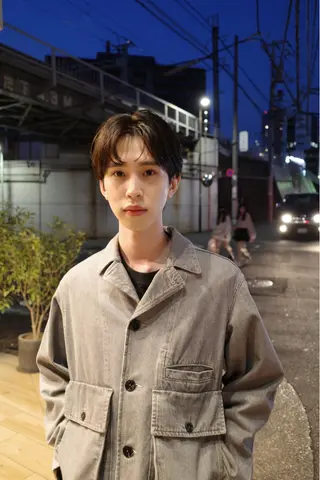 ショート メンズ juno所属・ボブ/パーマ/透明感 カラー　善方浩貴のヘアスタイル