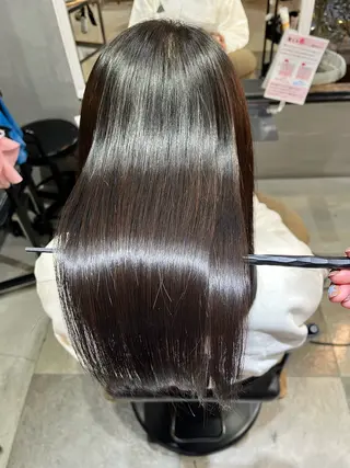 ロング パーマ 縮毛矯正/髪質改善/ ハイトーン/Makoのヘアスタイル