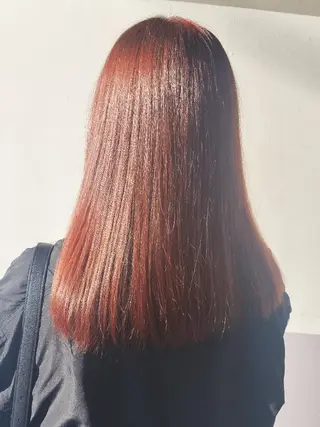 ロング カラー 中川 天のヘアスタイル