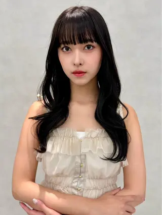 ロング 【韓国ヘア】公式 🇰🇷Ash中野のヘアスタイル