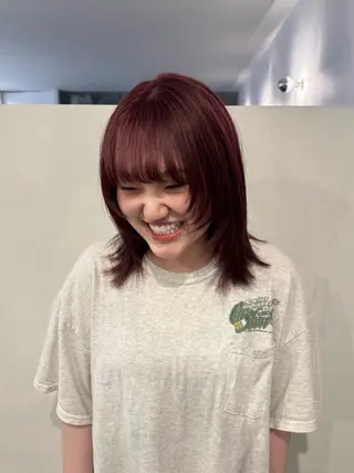 カラー YARD.所属・渡邊 こころのヘアスタイル