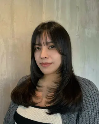 ロング カラー 透明感カラー 天羅のヘアスタイル