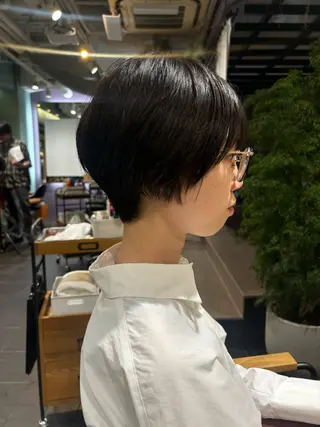 ショート オーガニックカラー/ 表参道/ルカのヘアスタイル
