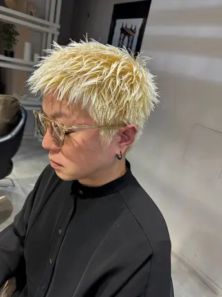 ショート カラー メンズ Dxxxx III所属・女性目線の大人 メンズ*Ayakaのヘアスタイル