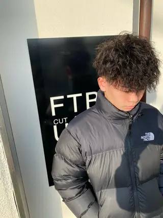 ミディアム パーマ カットスタジオフタバ所属・★SEIGA ★のヘアスタイル