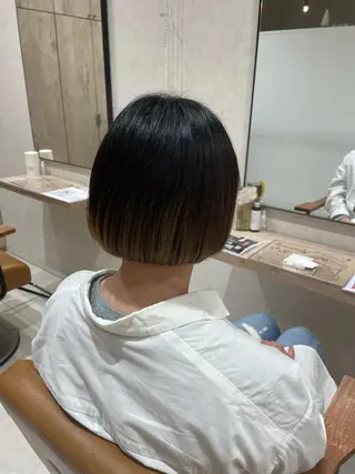 ショート 海老名で韓国風 HANA🌷のヘアスタイル