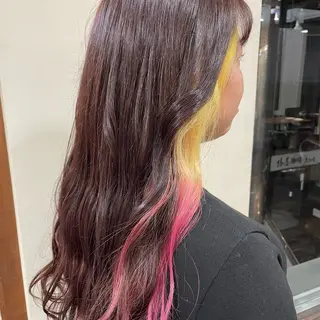 ロング カラー NiCHE avenir吉祥寺所属・💜カラー/縮毛矯正 /NARUKA💜のヘアスタイル